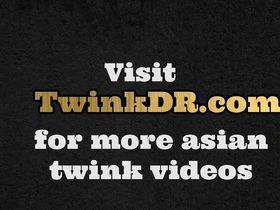 Asian medic gives blow job and analingus to a twink and gets pregnant with his cum.