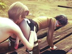 Gay Yaoi porn with Eren from Attack on Titan, lots of anal scenes and creampies.