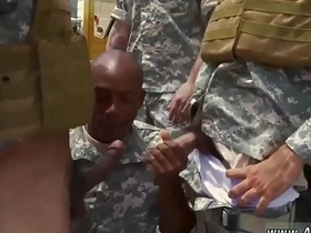 Gay military physical training with naked soldiers and hot group action