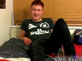 Skinny blond emo gay masturbates and gets fucked by another young Asian guy.