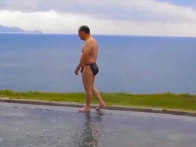 Old gay Asian video with a Japanese grandpa.