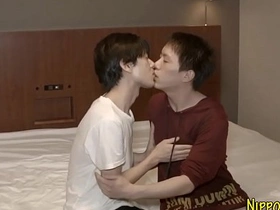 Young Japanese boy likes it hard and deep in his ass