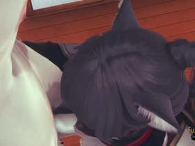 Furry Yaoi Genshin Impact: Zhonglis wild ride with a kinky cat lover