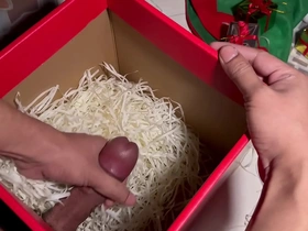 Thai hunks solo play with a Christmas surprise
