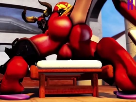 Enter the world of animated furry gay erotica with Tiberius x Space