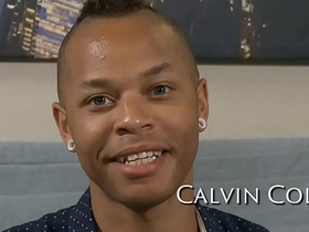 Calvin Collins in explicit photos and videos for gay fans
