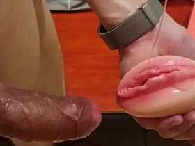 One girl with three vaginas, pleasured by a muscular man - Tantaly Jiggly Ass Doll