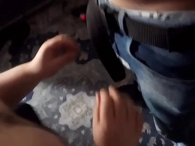 Hetero guy's curious message leads to steamy gay encounter and anal play